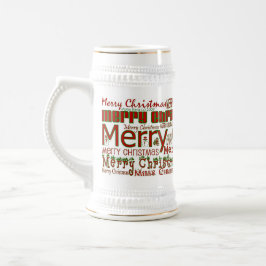 メリークリスマススタイン ビールジョッキ