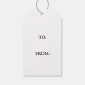 メリークリスマススタグギフトラベル ギフトタグ (裏面)