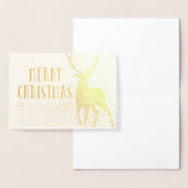 メリークリスマススタッグ 箔カード (ディスプレー)