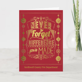 メリークリスマススタッフの休日 カード