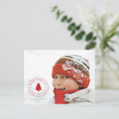 メリークリスマススタンプ休日の写真はがき シーズンポストカード (スタンド正面)