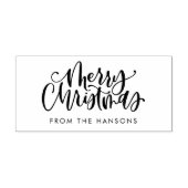 メリークリスマススタンプ、ホリデースタンプパーソナライズされた、 ラバースタンプ (インプリント)