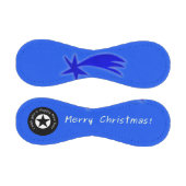 メリークリスマススターとカスタム文字 野球ボール (パネル)