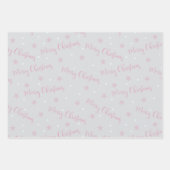 メリークリスマススタークリスマスツリー ラッピングペーパーシート (正面3)