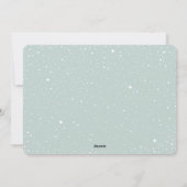 メリークリスマススターズフォトホリデーカード シーズンカード (裏面)