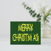 メリークリスマススターリーナイトフォント シーズンポストカード (スタンド正面)