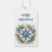 メリークリスマススター ギフトタグ (裏面)