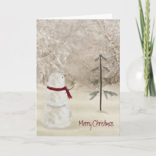 メリークリスマススター シーズンカード (正面)