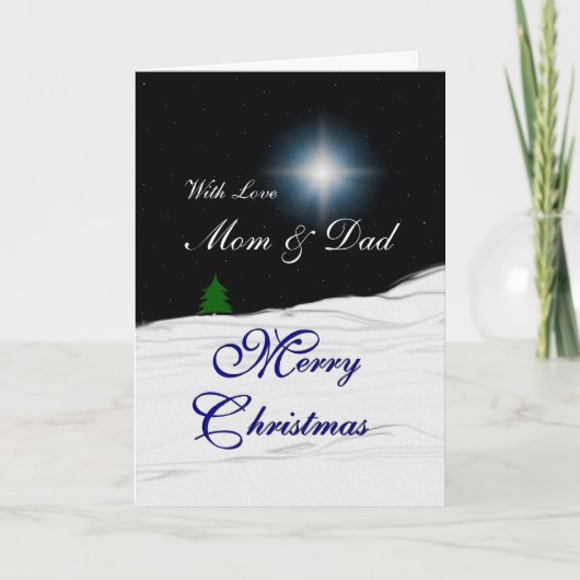 メリークリスマススター シーズンカード (正面)