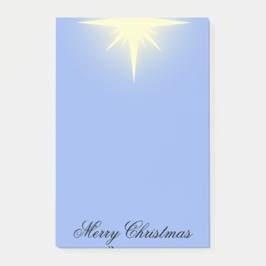 メリークリスマススター ポストイット (正面)