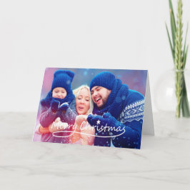 メリークリスマススター | 休日のグリーティングカード シーズンカード