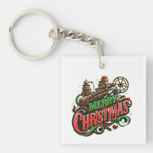 メリークリスマススチームパンク キーホルダー