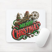 メリークリスマススチームパンク マウスパッド (マウス)