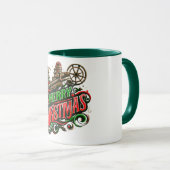 メリークリスマススチームパンク マグカップ (正面右)