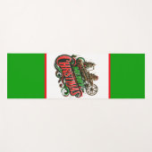 メリークリスマススチームパンク ヨガマット (正面(横))