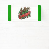 メリークリスマススチームパンク 横断幕 (インサイチュ)