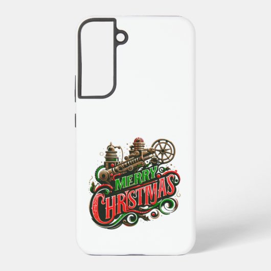 メリークリスマススチームパンク SAMSUNG GALAXYケース (裏面)
