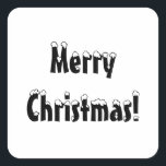 メリークリスマスステッカー、クリスマスラベル スクエアシール<br><div class="desc">メリークリスマスシール，クリスマスラベルメリークリスマス，シール，ラベル，クリスマス，シンプルクリスマス, メリークリスマス，休日，冬，冬のシール</div>