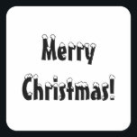 メリークリスマスステッカー、クリスマスラベル スクエアシール<br><div class="desc">メリークリスマスシール,クリスマスラベルメリークリスマス,シール,ラベル,クリスマス,シンプルクリスマス, メリークリスマス,休日,冬,冬のシール</div>