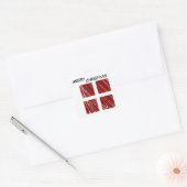 メリークリスマスステッカー スクエアシール (封筒)