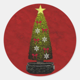 メリークリスマスステッカー ラウンドシール