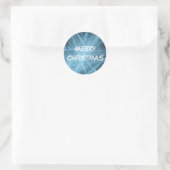 メリークリスマスステッカー ラウンドシール (バッグ)