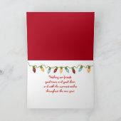 メリークリスマスストッキングオンマントル シーズンカード (内部)