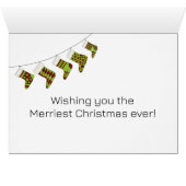 メリークリスマスストッキングカード (内部横(下))