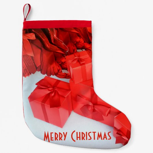 メリークリスマスストッキング スモールクリスマスストッキング (正面)