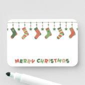 メリークリスマスストッキング 名札 (インサイチュ)