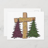 メリークリスマスストーリーイエス誕生マンガークリスマス シーズンポストカード (正面/裏面)