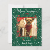 メリークリスマススノーイリースカスタムファミリー シーズンカード (正面)