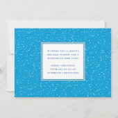 メリークリスマススノーウィードビジネス シーズンカード (裏面)