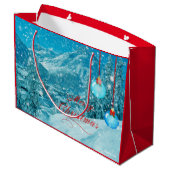 メリークリスマススノーウィーヴィレッジ ラージペーパーバッグ (裏面アングル)
