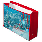 メリークリスマススノーウィーヴィレッジ ラージペーパーバッグ (正面アングル)