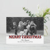 メリークリスマススノーカード |バッファロー格子 シーズンカード (スタンド正面)