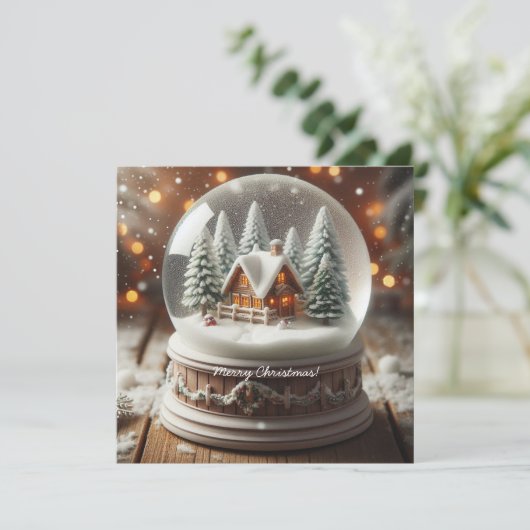 メリークリスマススノーグローブ シーズンカード (スタンド正面)