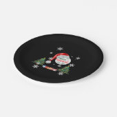メリークリスマススノーコレクション紙プレート ペーパープレート (アングル)