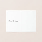 メリークリスマススノースターズツリーホリデー 箔カード (内部)