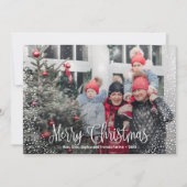 メリークリスマススノーフォト シーズンカード (正面)