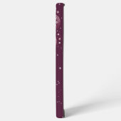 メリークリスマススノーフレークオーナメント SAMSUNG GALAXYケース (左側面)