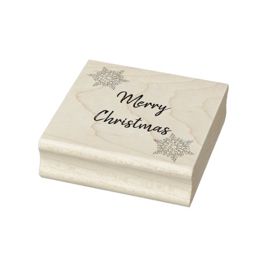 メリークリスマススノーフレークゴムのスタンプ ラバースタンプ (スタンプ)