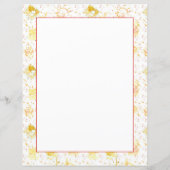 メリークリスマススノーフレークゴールデンイエローレター (裏面)