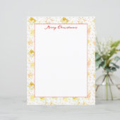 メリークリスマススノーフレークゴールデンイエローレター (スタンド正面)