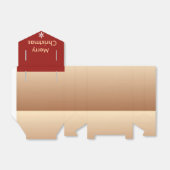 メリークリスマススノーフレークパーティーの好意ボックス フェイバーボックス (折り畳みなし)