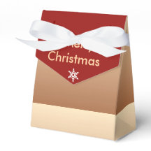 メリークリスマススノーフレークパーティーの好意ボックス