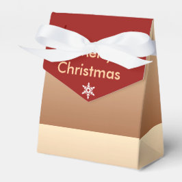 メリークリスマススノーフレークパーティーの好意ボックス フェイバーボックス