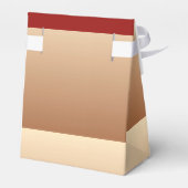 メリークリスマススノーフレークパーティーの好意ボックス フェイバーボックス (裏面サイド)