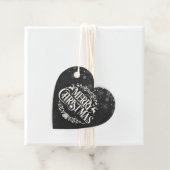 メリークリスマススノーフレークボホシャルボード フェイバータグ (インサイチュ)