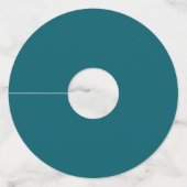 メリークリスマススノーフレークワイングラスラベル ワイングラスタグ (裏面)